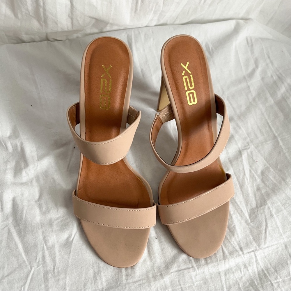 Strappy Nude Heels